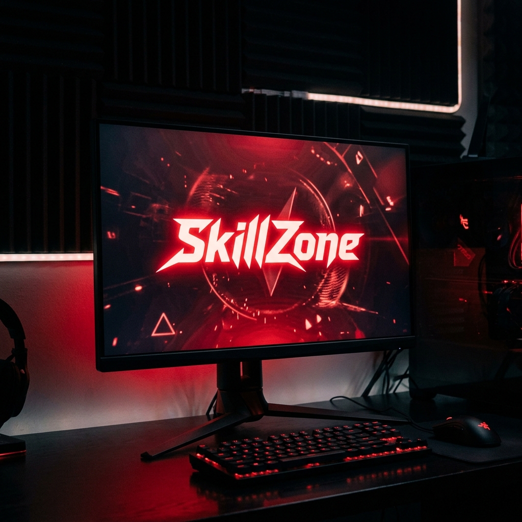 Detailní záběr na 240Hz herní monitor s vysokou obnovovací frekvencí pro plynulý obraz